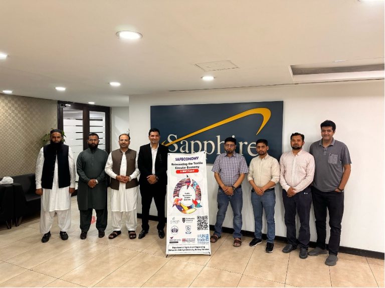 Site implementation at Sapphire Finishing Mills