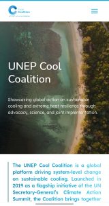 EcoTechX is now an official partner of the UNEP Cool Coalition