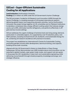 S2Cool Project highlighted by the UK government in its newly published International Education Strategy.